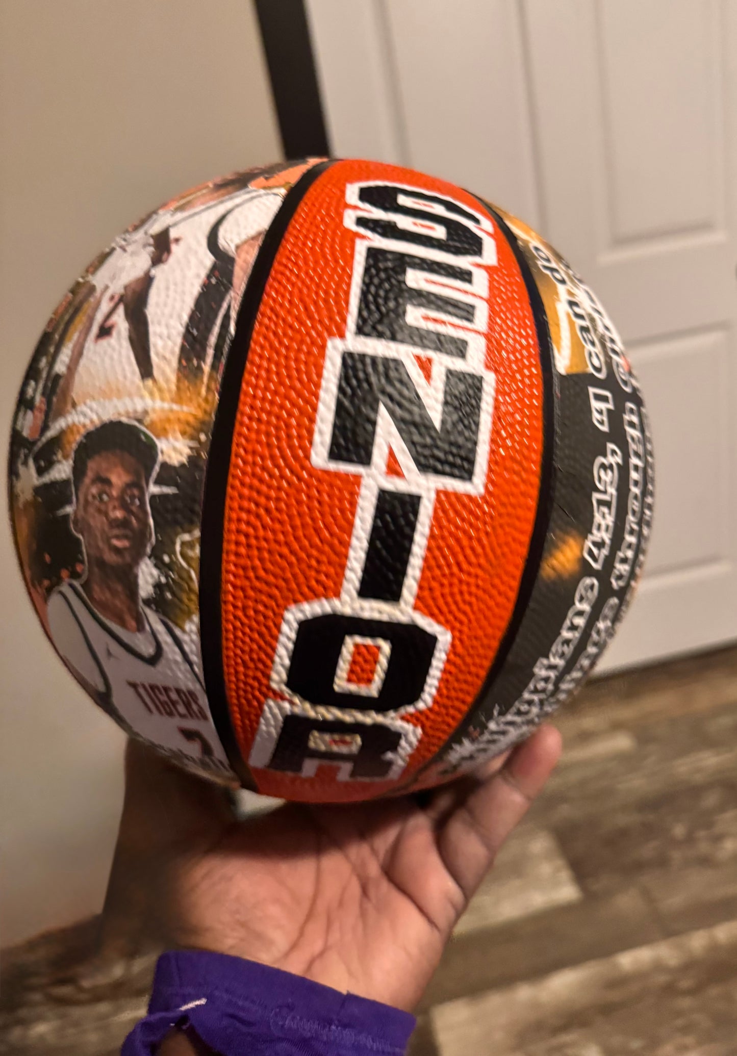 Custom basketball